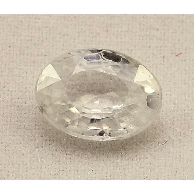 2.98 Carats Colorless Zircon Oval shape 9.20x6.75x4.20mm