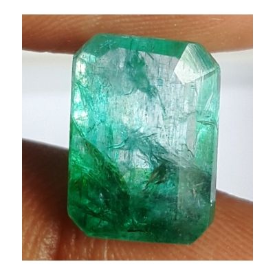 5.63 Carats Natural Zambian Emerald 12.11 x 8.73 x 5.95 mm
