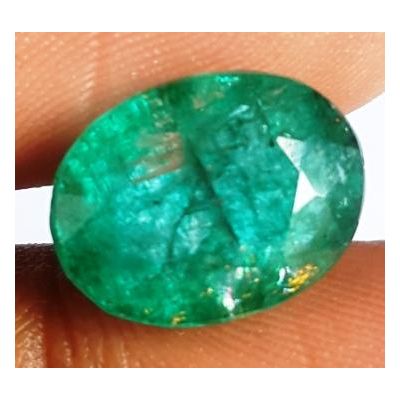 5.11 Carats Natural Zambian Emerald 11.95 x 9.13 x 6.66 mm