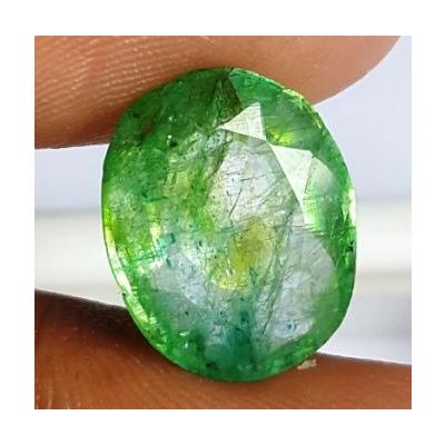 5.11 Carats Natural Columbian Emerald 13.09 x 10.57 x 5.23 mm