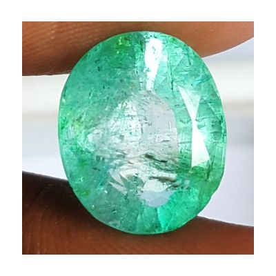 5.69 Carats NaturalColumbian Emerald 12.28 x 10.22 x 6.55 mm