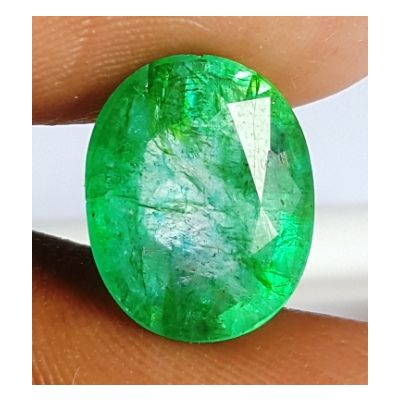 5.08 Carats NaturalColumbian Emerald 11.89 x 9.77 x 6.35 mm
