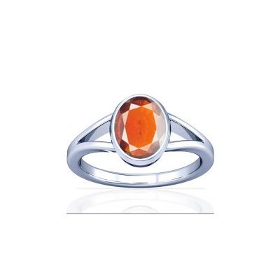 African Hessonite Sterling Silver Ring - K2