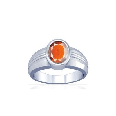 African Hessonite Sterling Silver Ring - K4