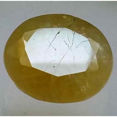 12.51 Carats Ceylon Yellow Sapphire 14.66 x 12.82 x 6.43 mm