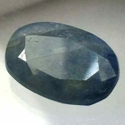 10.69 Carats Ceylon Blue Sapphire 16.53 x 11.13 x 5.29 mm