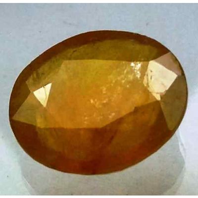 12.36 Carats African Yellow Sapphire 15.27 x 12.92 x 5.69 mm