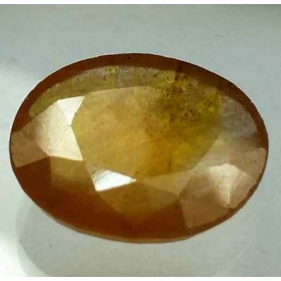 7.27 Carats African Yellow Sapphire 13.76 x 12.29 x 3.91 mm