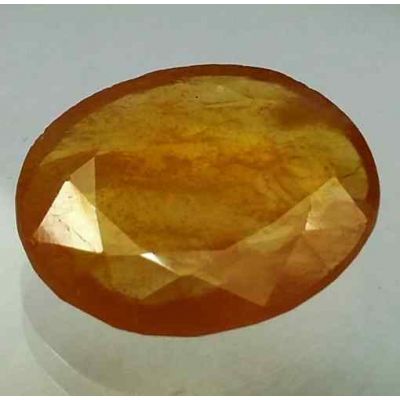 6.83 Carats African Yellow Sapphire 14.02 x 11.75 x 3.62 mm