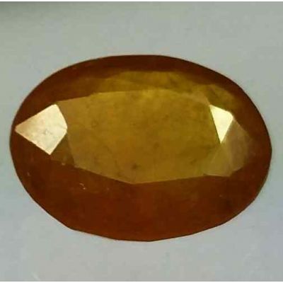6.57 Carats African Yellow Sapphire 12.89 x 10.18 x 4.92 mm