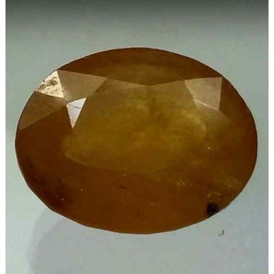 7.78 Carats African Yellow Sapphire 13.32 x 11.16 x 5.61 mm