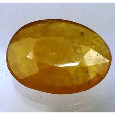 7.56 Carats African Yellow Sapphire 14.85 x 11.58 x 3.90 mm