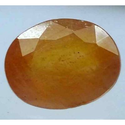 6.13 Carats African Yellow Sapphire 12.51 x 10.33 x 5.30 mm