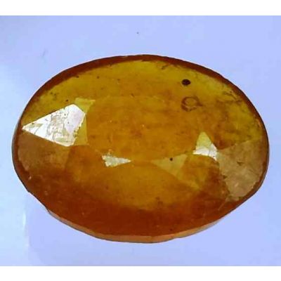 7.66 Carats African Padparadscha Sapphire 13.42 x 10.90 x 4.68 mm