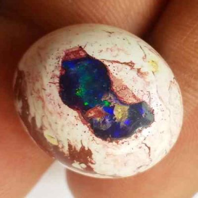 18.42 Carats Natural Mexicon Opal 18.68 x 16.59 x 9.23 mm