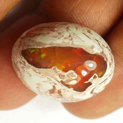 26.35 Carats Natural Mexicon Opal 22.70 x 19.02 x 10.74 mm