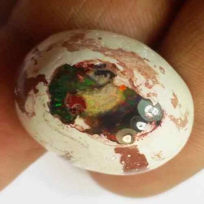 24.81 Carats Natural Mexicon Opal 22.68 x 18.65 x 11.08 mm