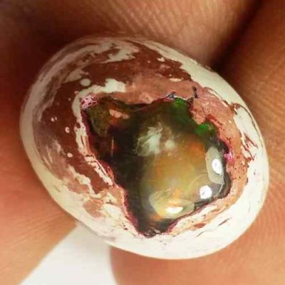 17.44 Carats Natural Mexicon Opal 19.34 x 15.49 x 9.88 mm