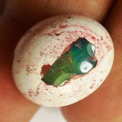 15.71 Carats Natural Mexicon Opal 19.10 x 16.60 x 7.81 mm