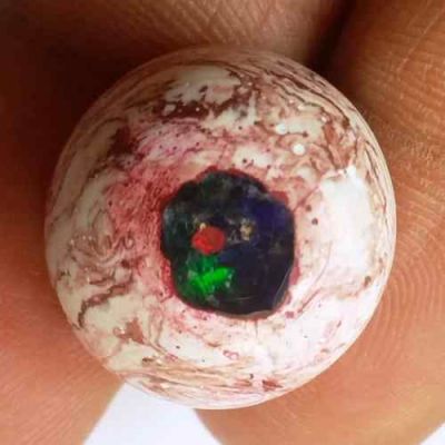 16.67 Carats Natural Mexicon Opal 17.76 x 16.94 x 8.93 mm