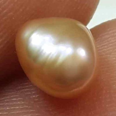 1.06 Carats Natural Venezuela Pearl 6.48 x 5.65 x 4.28 mm