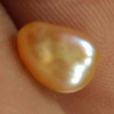 1.10 Carats Natural Venezuela Pearl 6.33 x 5.44 x 4.03 mm