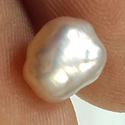 1.10 Carats Natural Venezuela Pearl 6.57 x 5.65 x 3.96 mm