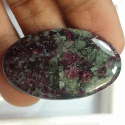 48.49 Carats Natural Eudialyte 38.03 x 25.61 x 4.54 mm