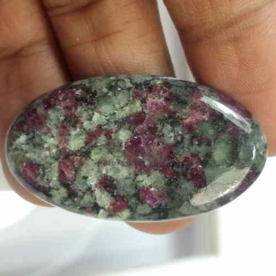 41.58 Carats Natural Eudialyte 38.06 x 22.07 x 4.71 mm