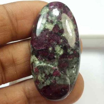 56.80 Carats Natural Eudialyte 41.38 x 22.43 x 5.97 mm