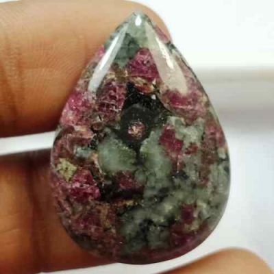 32.37 Carats Natural Eudialyte 29.31 x 22.40 x 5.51 mm