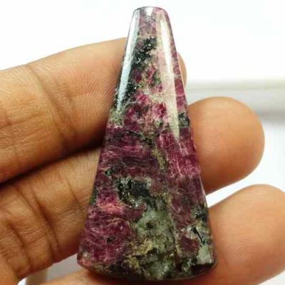 37.98 Carats Natural Eudialyte 43.78 x 19.62 x 4.75 mm
