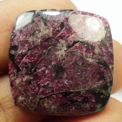 30.58 Carats Natural Eudialyte 24.11 x 23.57 x 4.52 mm