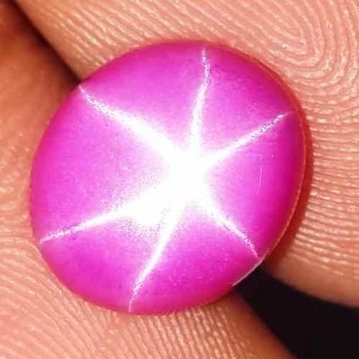 3.79 Carats Star Ruby 9.65 x 8.05 x 3.93 mm