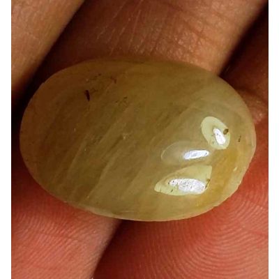 21.82 Carats Yellow Cabs Sapphire 18.57 x 13.29 x 8.79 mm
