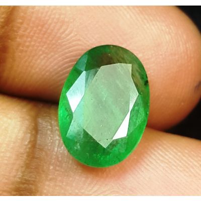 3.78 Carats Natural Green Emerald 12.48 x 8.83 x 4.77 mm