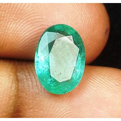 3.47 Carats Natural Green Emerald 11.32 x 8.40 x 5.28 mm
