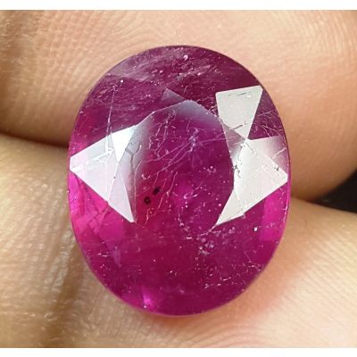 10.8 Carats Natural Red Ruby 15.06 x 12.53 x 7.16 mm