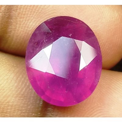 8.10 Carats Natural Red Ruby 14.19 x 11.26 x 5.45 mm