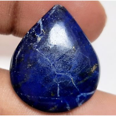 20.79 Carats Natural Blue Lapis Lazuli 25.71 x 21.51 x 4.79 mm