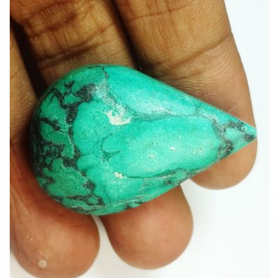 47.02 Carats Natural Green Turquoise 35.46 x 23.98 x 10.17 mm