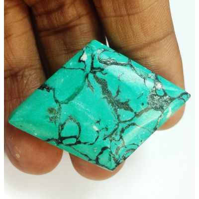 50.20 Carats Natural Green Turquoise 45.23 x 32.16 x 8.37 mm