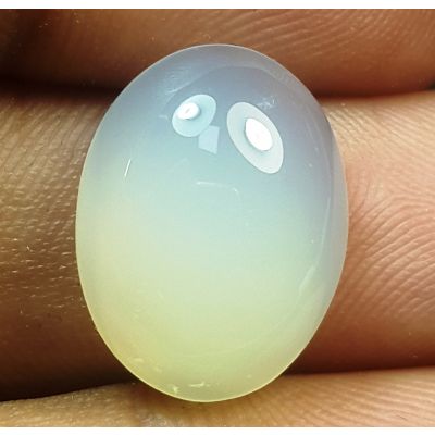8.46 Carats Natural White Chalcedony 16.83 X 12.20 X 6.05 MM