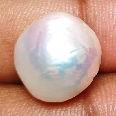 13.49 carats Natural White Venezuela Pearl 12.98x12.16x12.00 mm