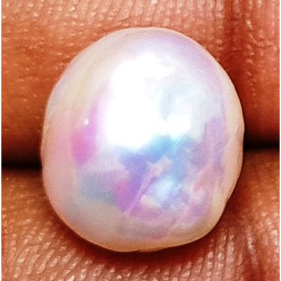 9.33 carats Natural White Venezuela Pearl 10.25x11.21x11.44 mm