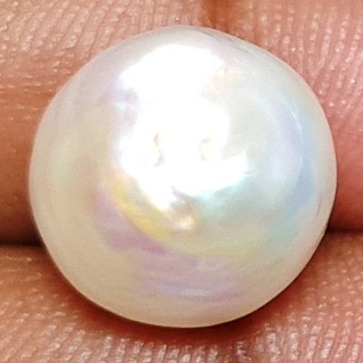 11.82 carats Natural White Venezuela Pearl 12.09x11.26x11.32 mm