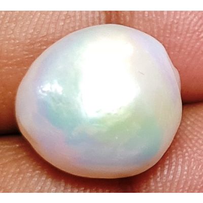 15.36 carats Natural White Venezuela Pearl 13.35x12.81x12.78 mm