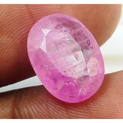 4.29 Carats Natural Pink Sapphire 12.49x8.76x3.63mm