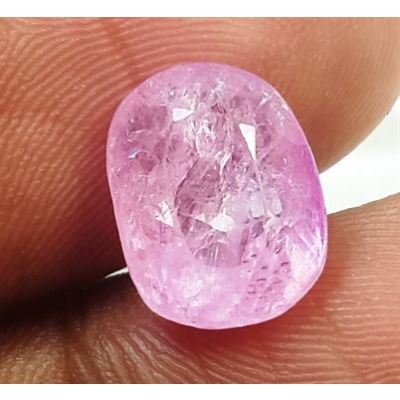 4.04 Carats Natural Pink Sapphire 10.14x7.71x5.05mm