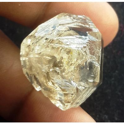 33.64 Carats Natural White Herkimer Diamond 25.51x23.62x11.12 mm
